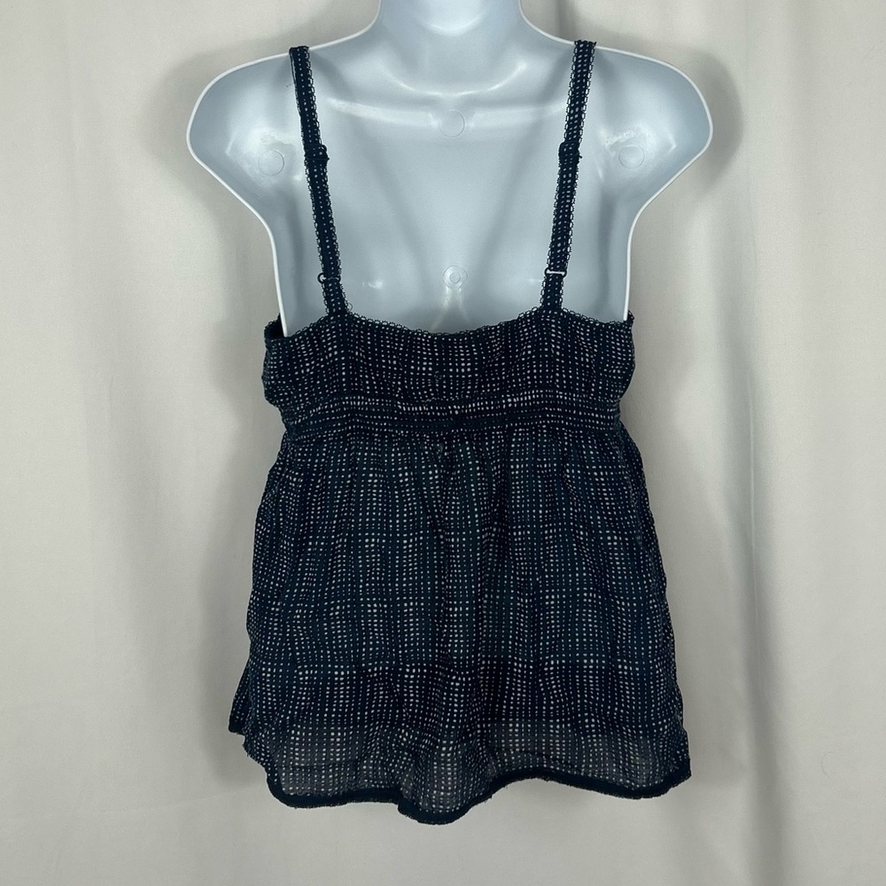 Gap Cotton Adjustable Spaghetti Strap Spotted Cam… - image 8